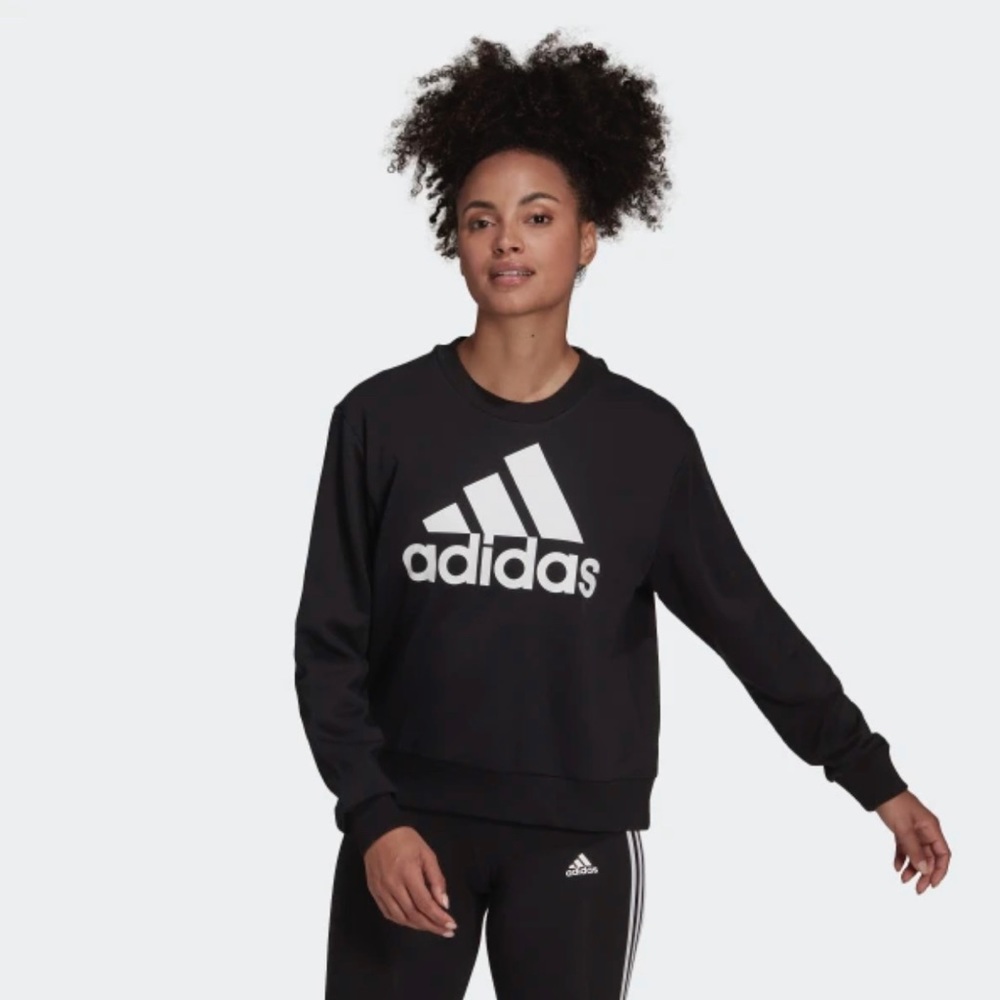 Adidas big logo sweatshirt size xs